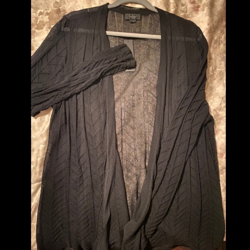 Belldini Black Label Plus Waterfall Cardigan